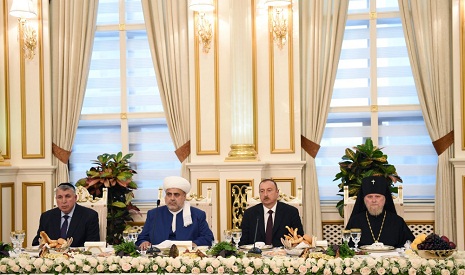 President Ilham Aliyev attended Iftar ceremony on occasion of holy month of Ramadan